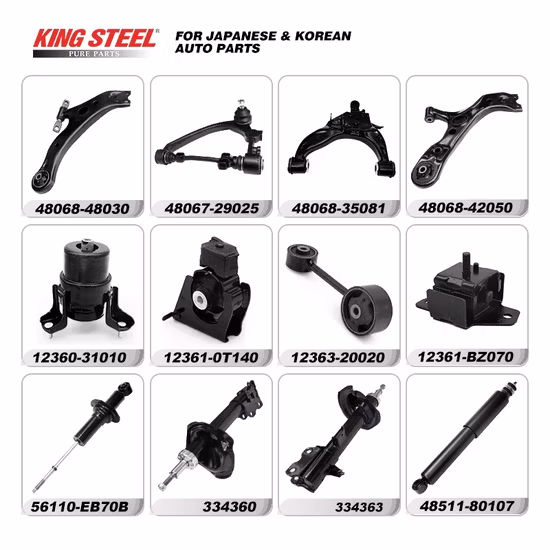 Wholesale China Guangzhou Good Price King Steel Auto Spare Parts for Japan Korean Car Toyota Corolla Hyundai Suzuki Vitara